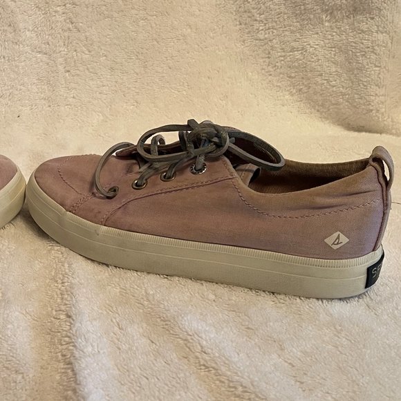 SPERRY Kids Sneakers PURPLE Canvas CREST VIBE 0722 - Picture 7 of 14